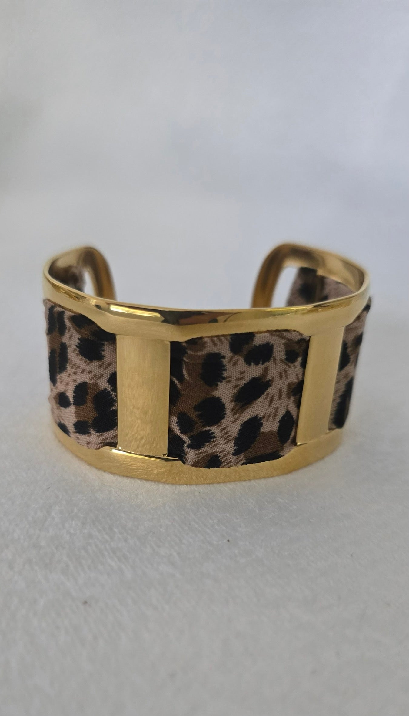 Brazalete ajustable animal print