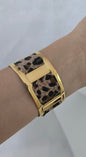 Brazalete ajustable animal print